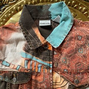 vintage chico western button up